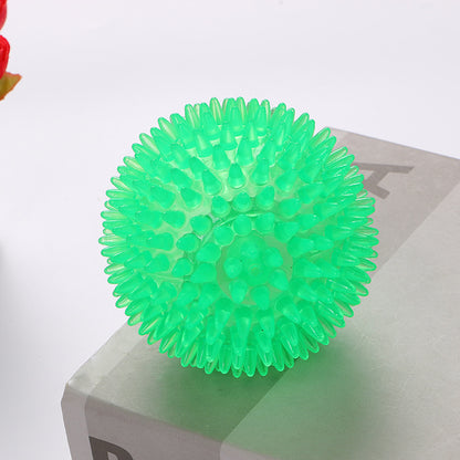 TPR Toy Spiky Ball Sounding Dog