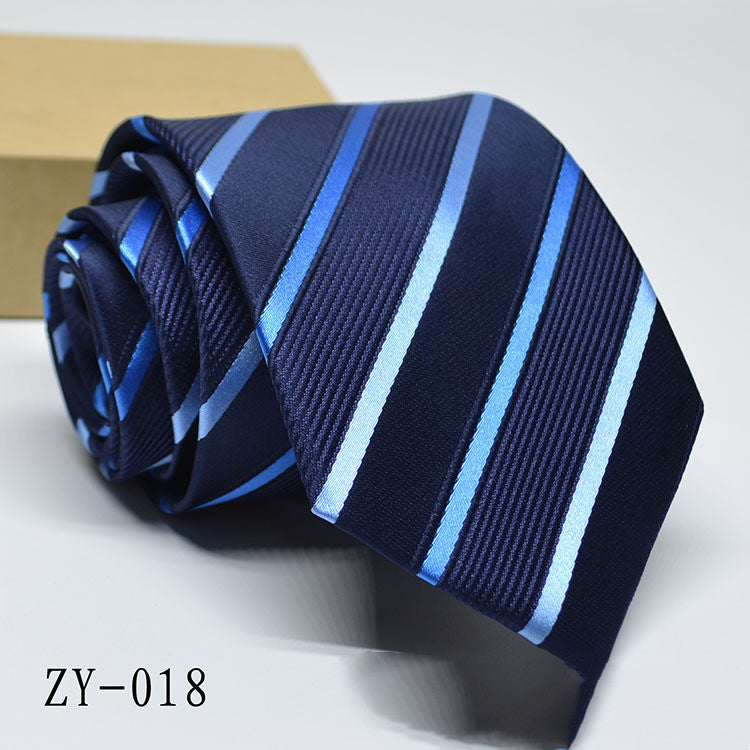 New Men's Hot Sale 1200D Striped Tie Men's Tie | Ectron Online