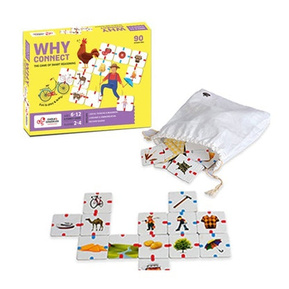 Why Connect? Educational Picture Connection Game Game Set Puzzel Set For Kids Why Connect | Ectron Online