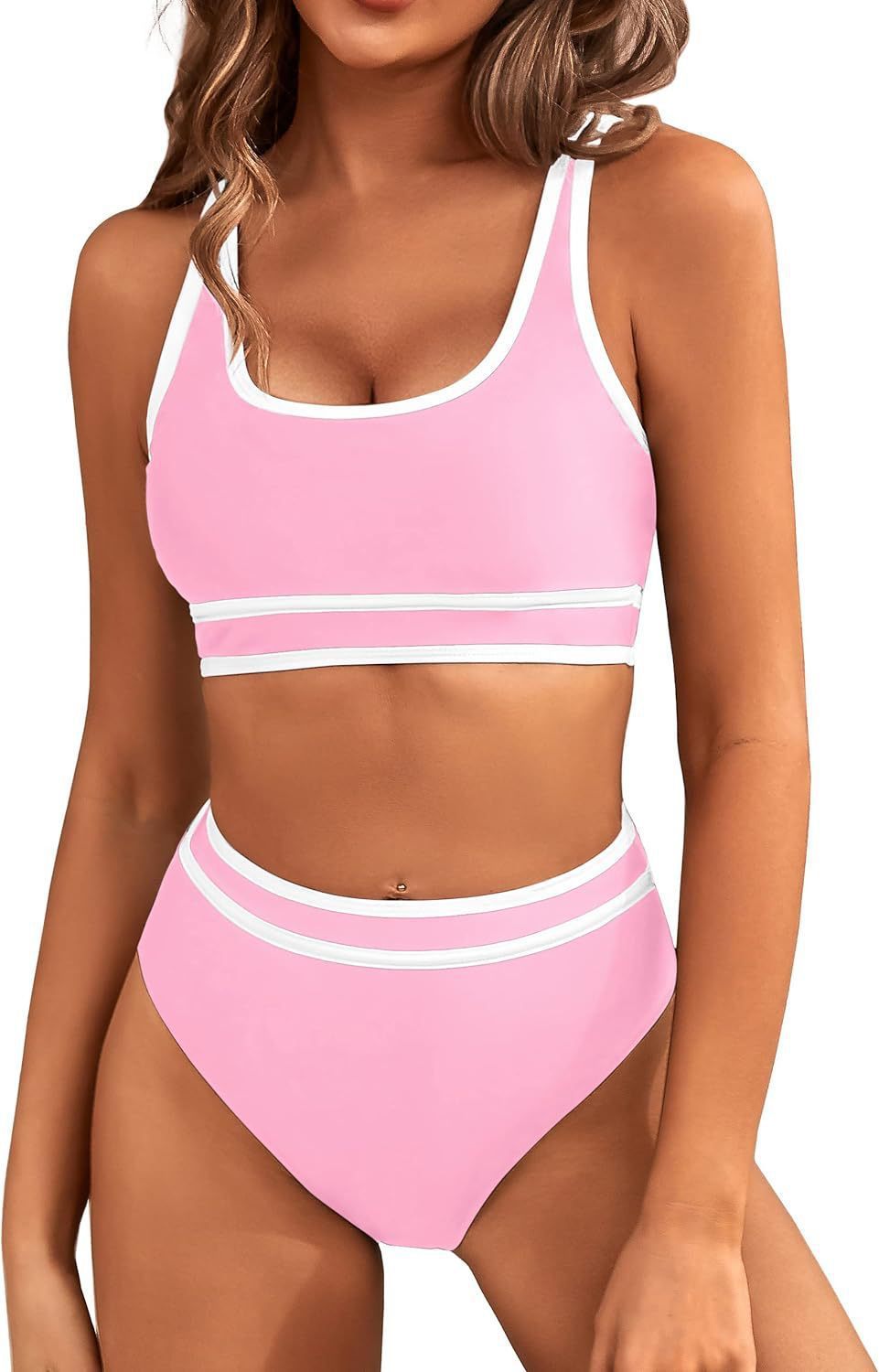 Bikini Tight-fitting Solid Color Swimsuit For Women Bikini Tight-fitting Solid Color Swimsui | Ectron Online