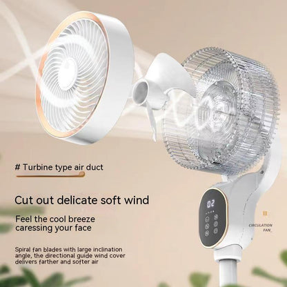 Air Circulator Household Fan Student Dormitory Fan Large Wind Platform Thermantidote Turbofan