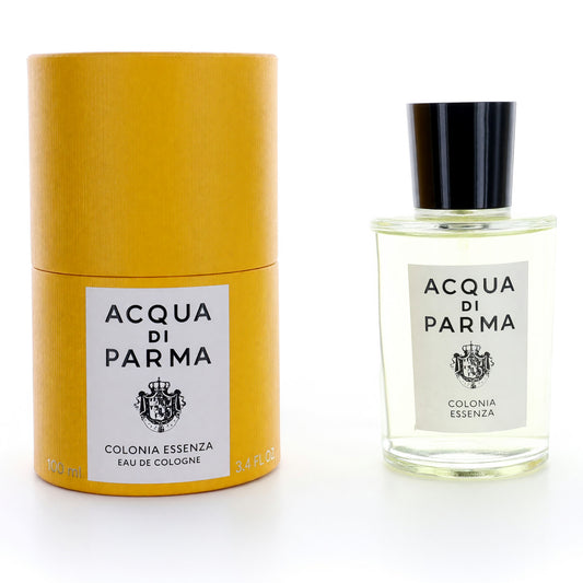 Acqua di Parma Colonia Essenza eau de cologne spray bottle and cylindrical box, 3.4 oz