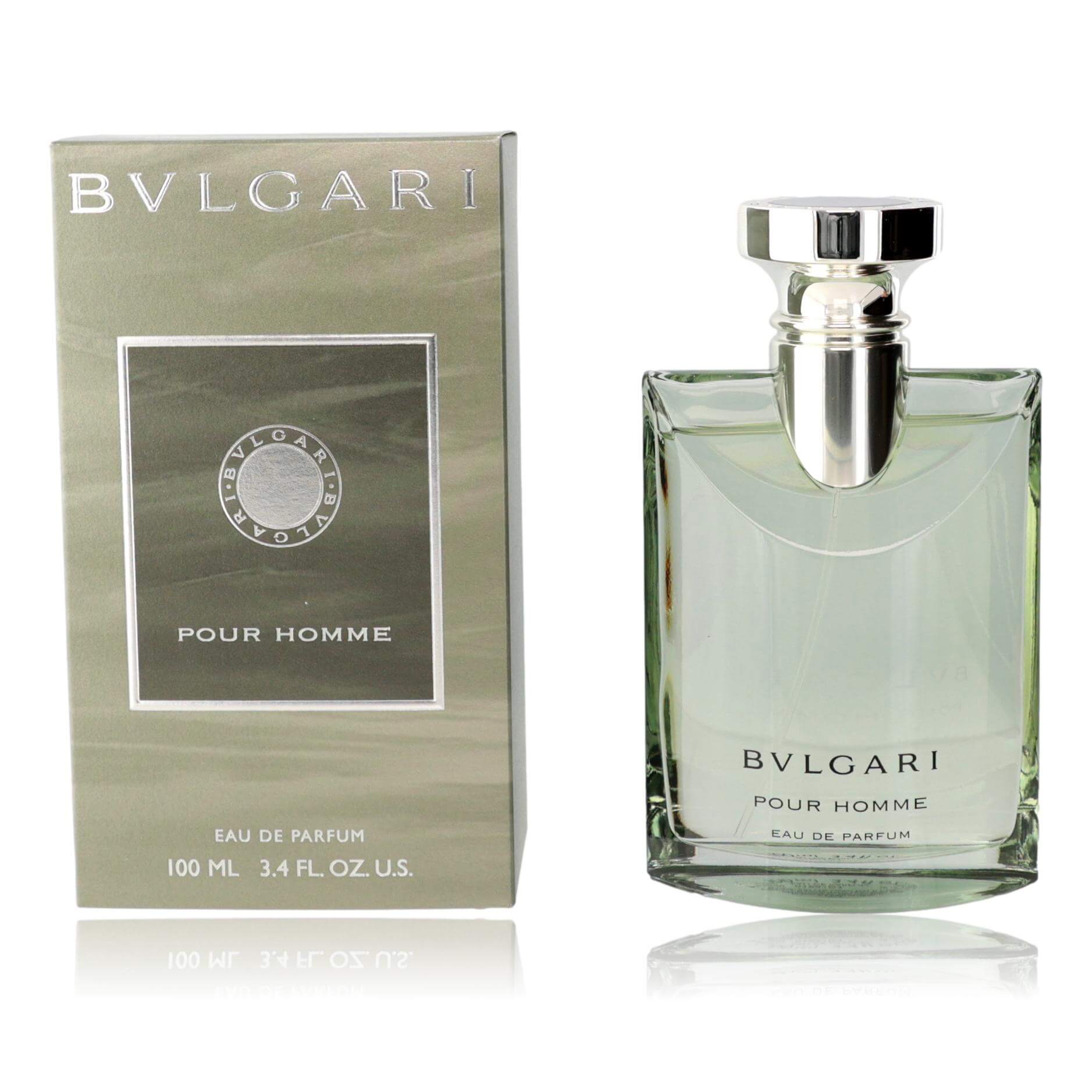 Bvlgari Pour Homme men's EDP spray bottle with retail box, 3.4 oz