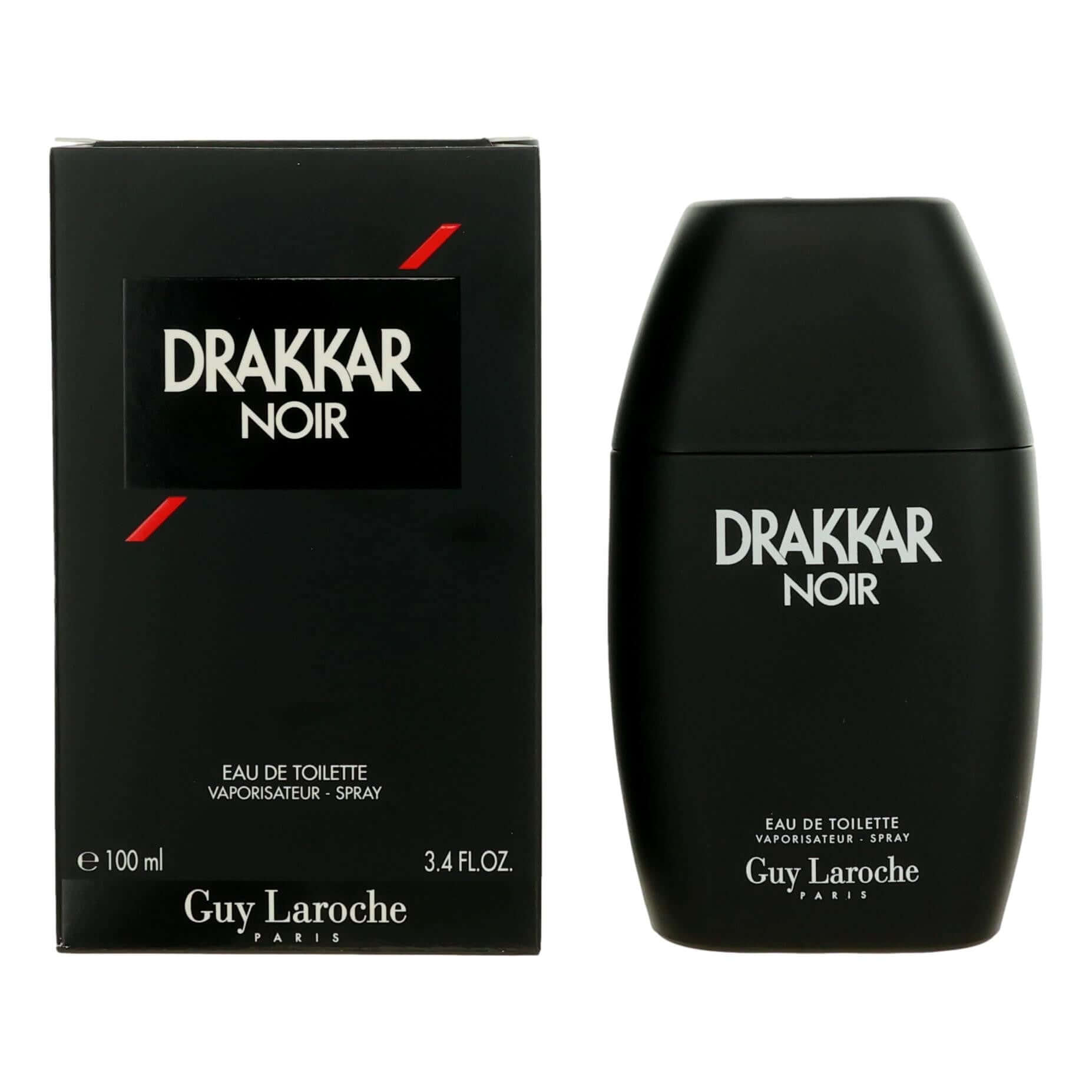 Drakkar Noir EDT spray for men: dark bottle with label, boxed set