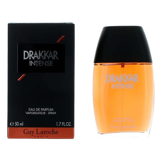 Drakkar Intesne by Guy Laroche, 1.7 oz EDP Spray for Men 50ml box and bottle