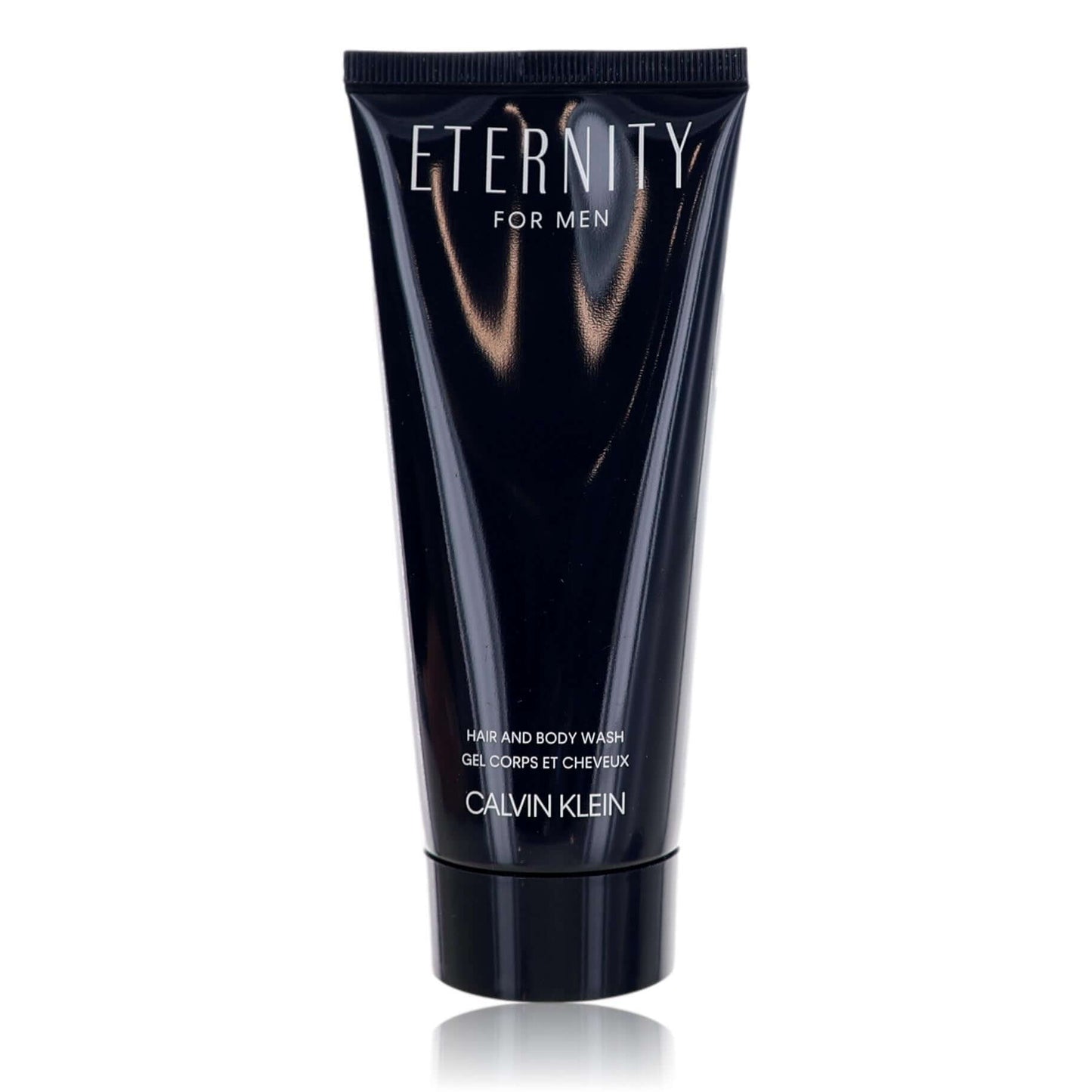 Calvin Klein Eternity for Men hair and body wash tube, dark blue