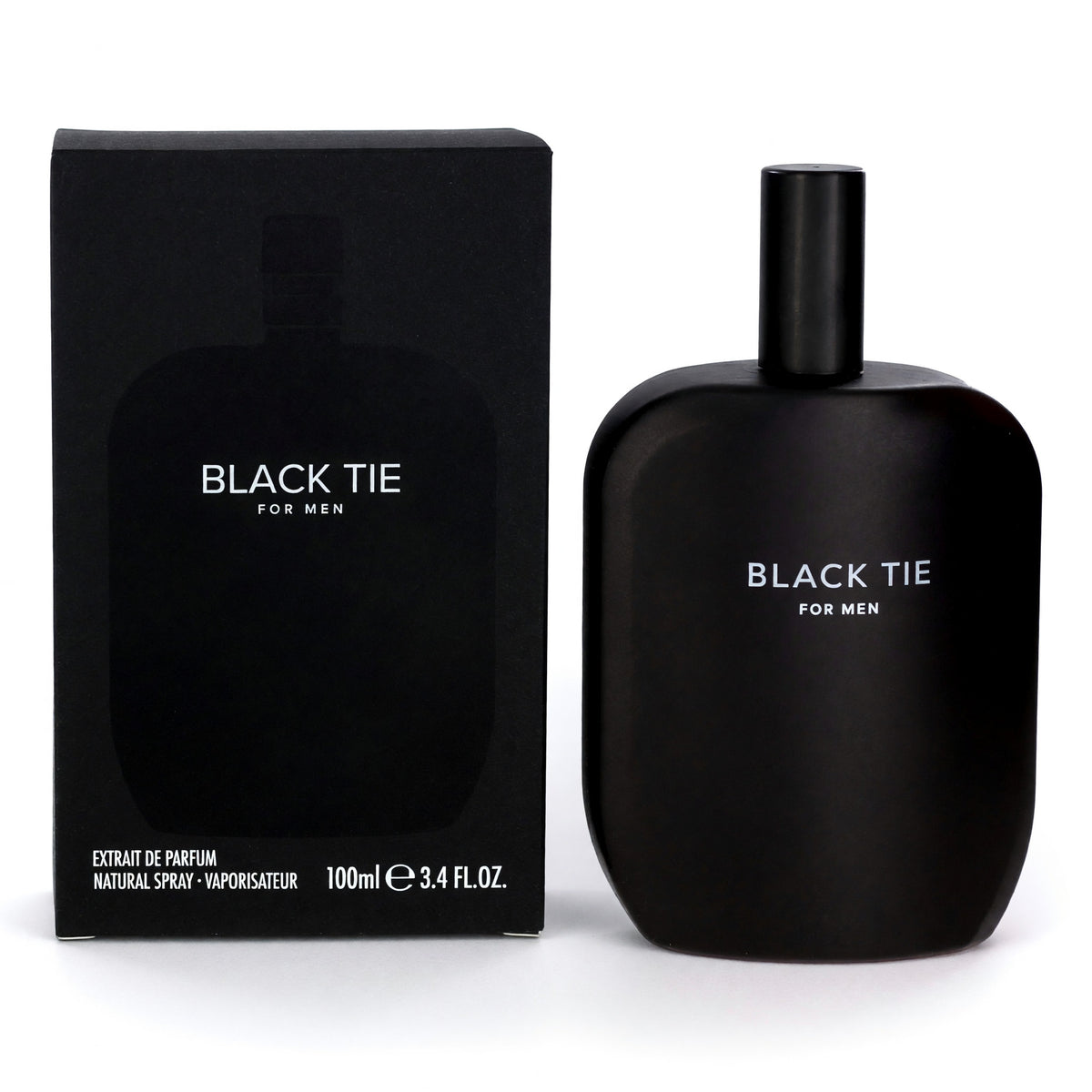 Men's Black Tie extrait de parfum spray bottle with matching box, 3.4 fl oz
