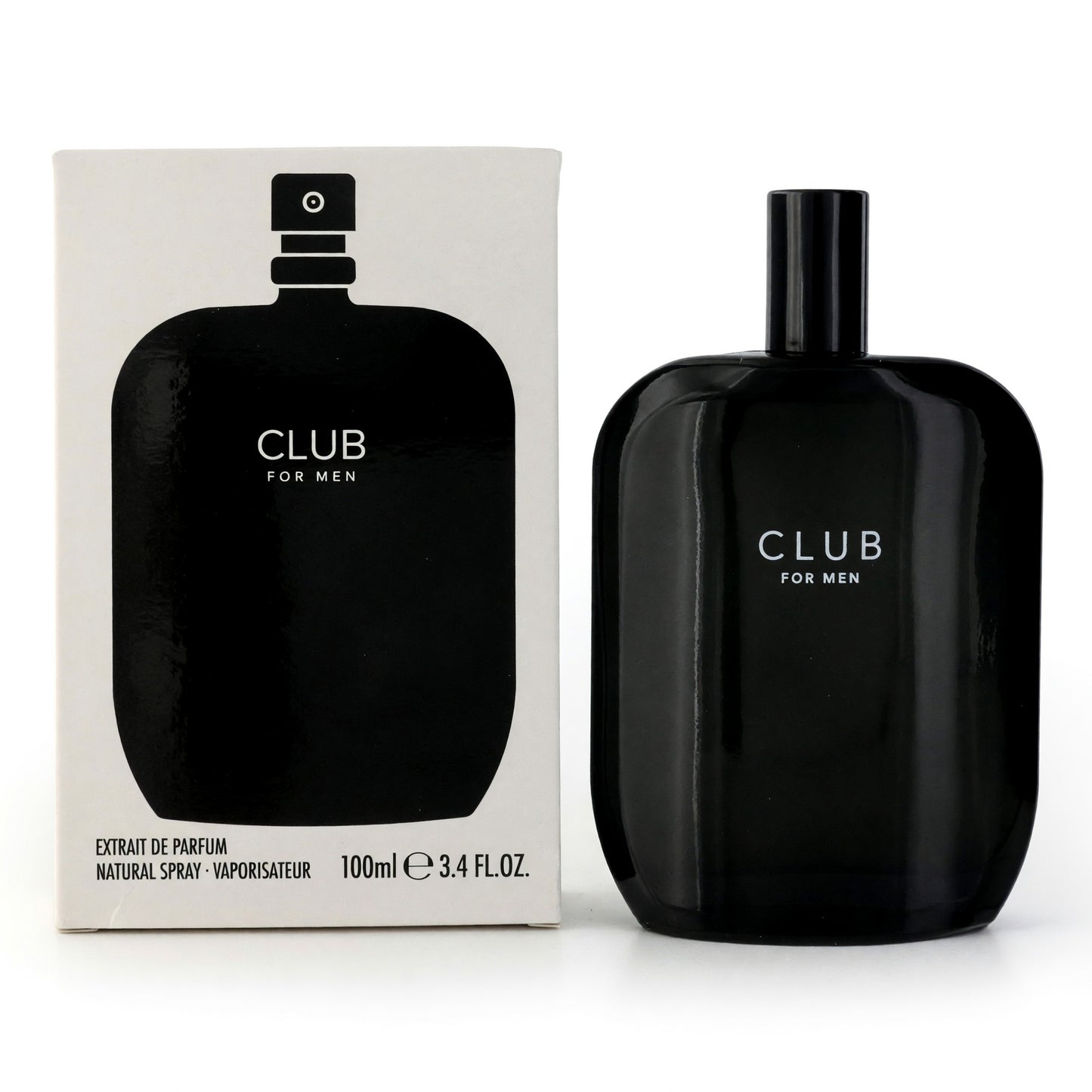 Club by Fragrance One, 3.4 oz Extrait De Parfum Spray for Men