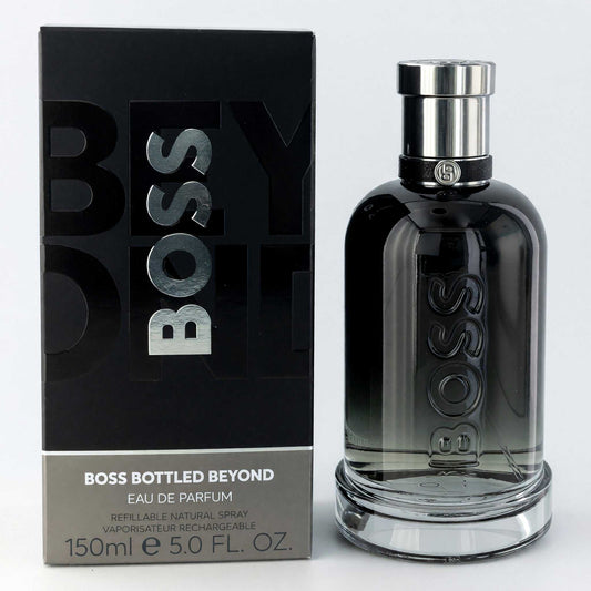 Boss Bottled Beyond eau de parfum refillable spray bottle with box, black glass