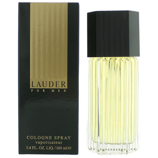 Lauder by Estee Lauder, 3.4 Cologne Spray for Men in a stylish bottle with box packaging.