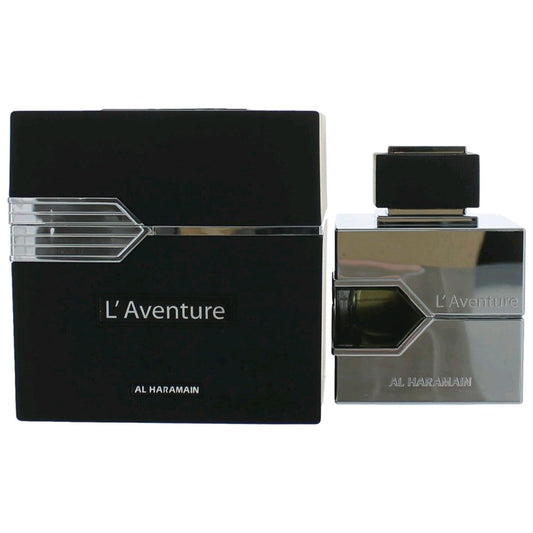 Men's EDP spray bottle and box, L'Aventure by Al Haramain