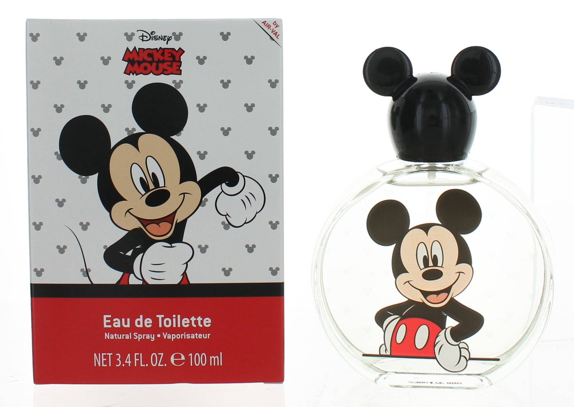 Kids Mickey Mouse eau de toilette spray, 100 ml bottle with cartoon label