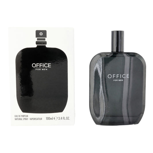 Office for Men men's eau de parfum in dark glass bottle with black cap