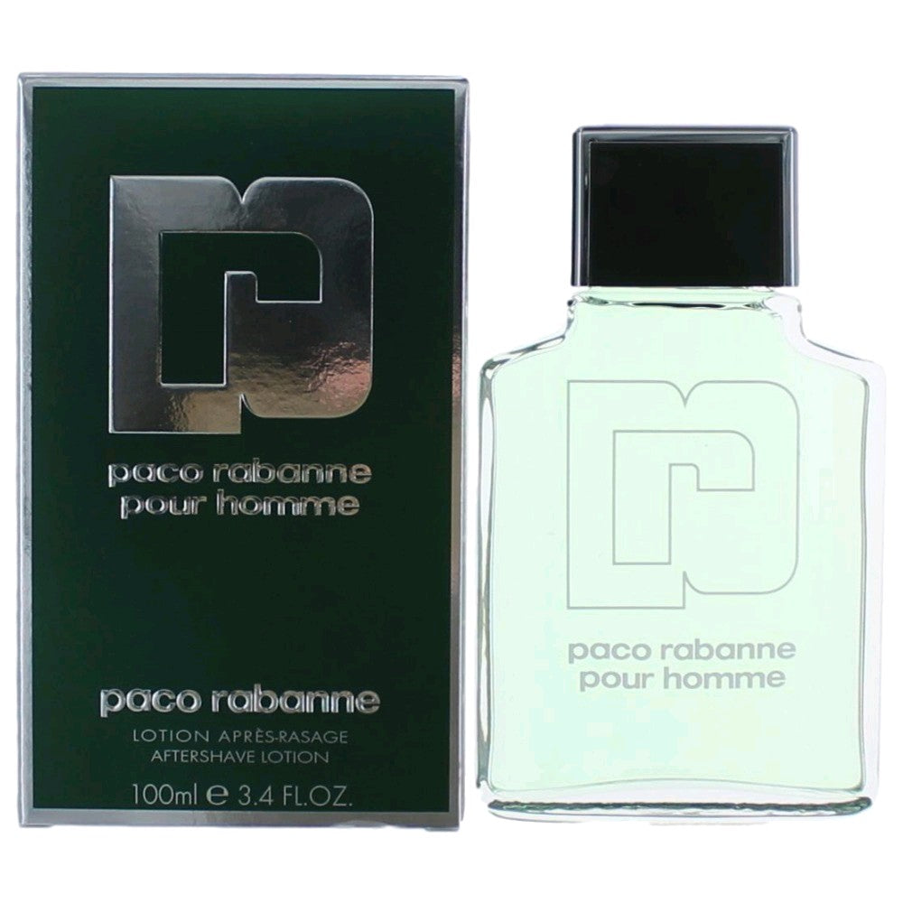 Paco Rabanne Pour Homme by Paco Rabanne, 3.4oz Aftershave Lotion men