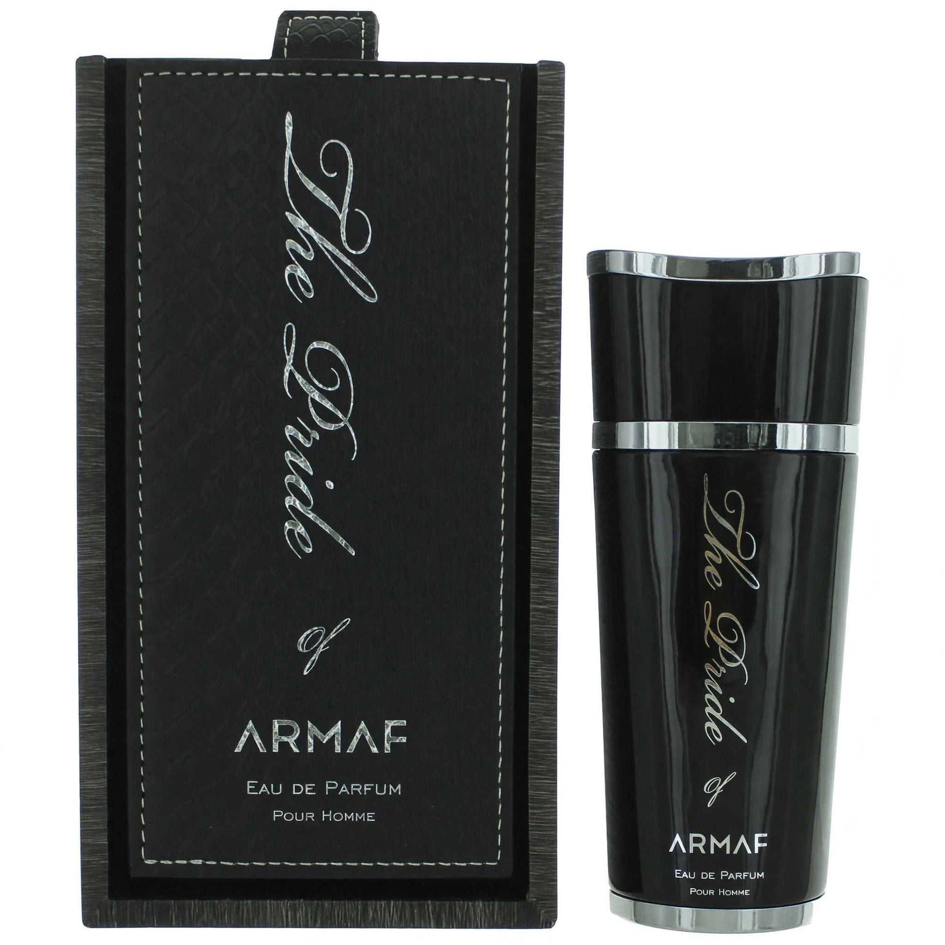 Men's Armaf Eau de Parfum spray with dark box and sleek black bottle