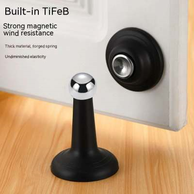 Anti-collision Strong Magnetic Strong Glue Mute Punch-free Door Stopper