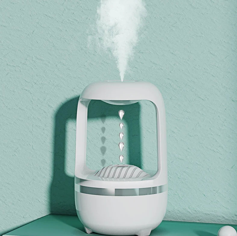 Anti Gravity Humidifier Water Drop Backflow Aromatherapy Machine Large Capacity Office Bedroom Quiet Heavy Fog Household Sprayer - Ectron Online