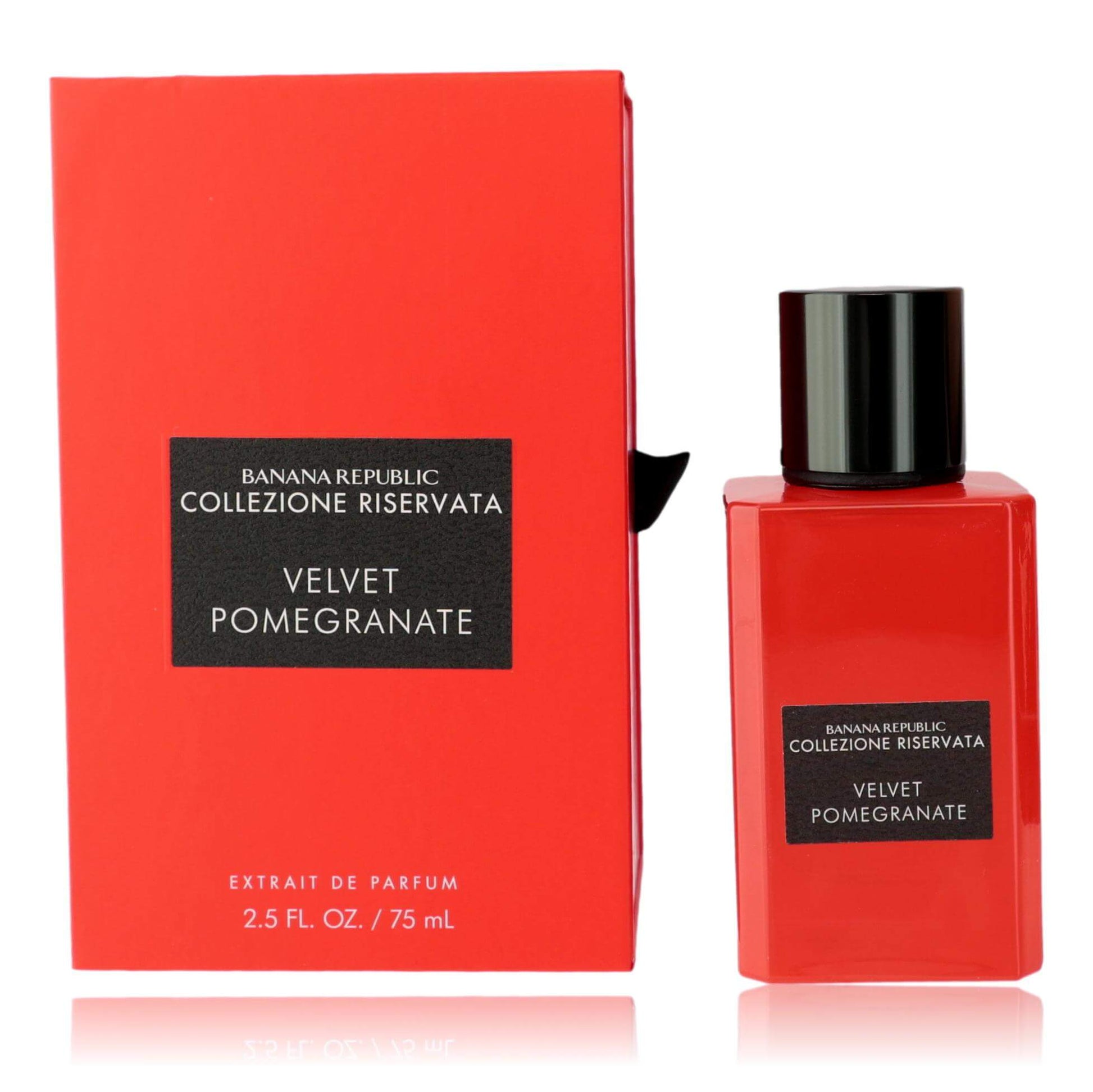 Banana Republic Velvet Pomegranate extrait de parfum spray in red box and bottle