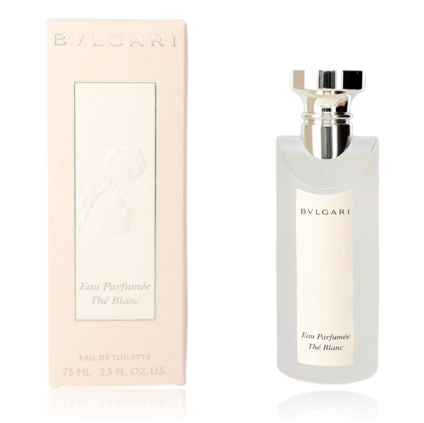 Eau Parfumee The Blanc EDT spray bottle and matching box