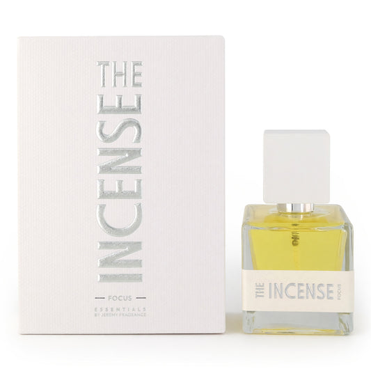 Fragrance One Incense Focus extrait de parfum spray bottle with light box