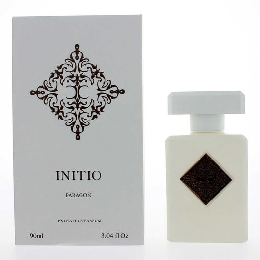 INITIO Paragon extrait de parfum spray bottle with square dark emblem on cap