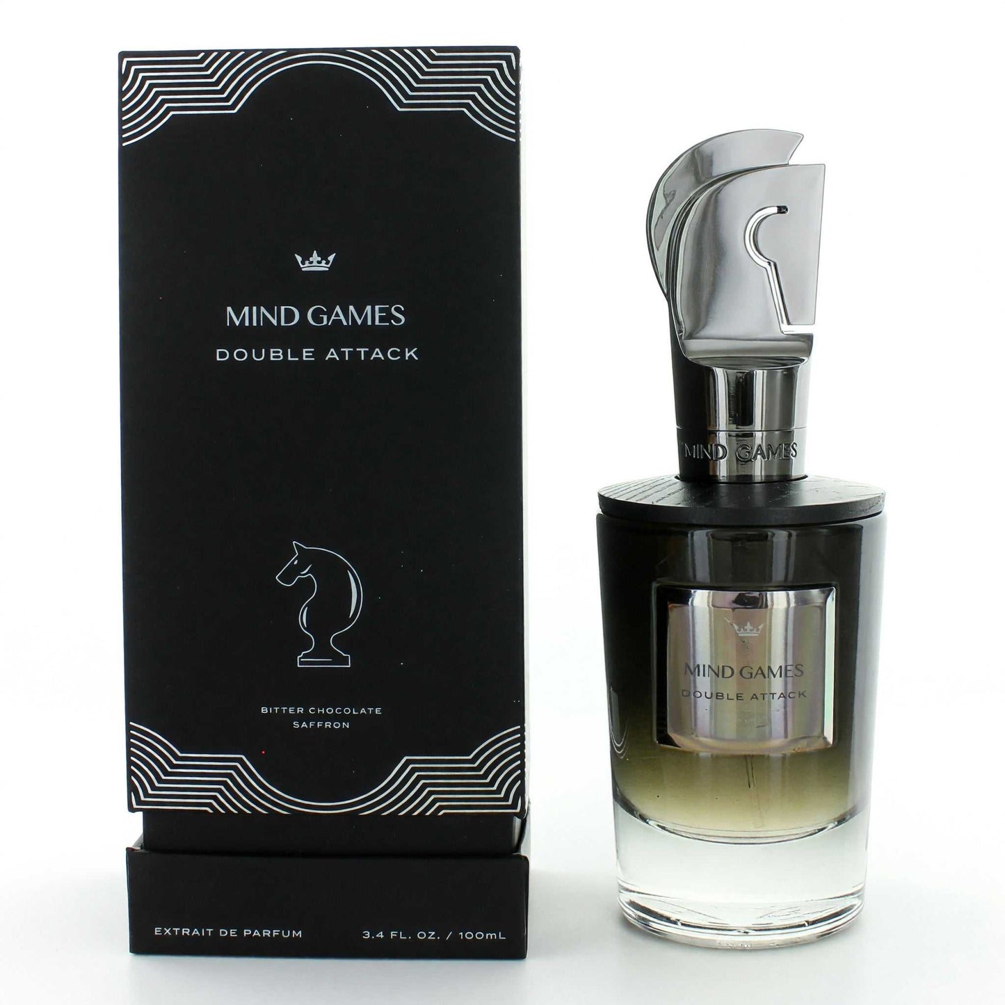 Mind Games Double Attack extrait de parfum bottle with box, 3.4 oz (100 ml)