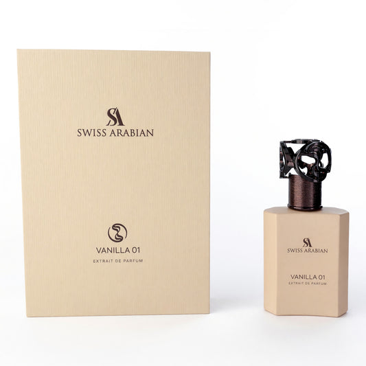 Vanilla 01 by Swiss Arabian extrait de parfum spray with box, 1.7 oz