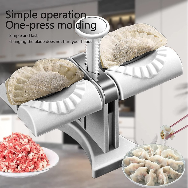 Fully automatic dumpling making machine household dumplings fancy pinch dumpling machine artifact set small dumpling two-end mold