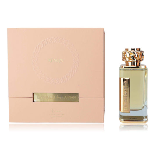 Lynked Forever by Afnan, 3.4 oz EDP spray for Women in a stylish bottle and elegant packaging.