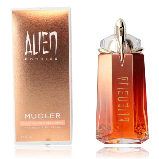 Alien Goddess Supra Florale by Thierry Mugler, 3oz EDP spray women with elegant bottle and packaging