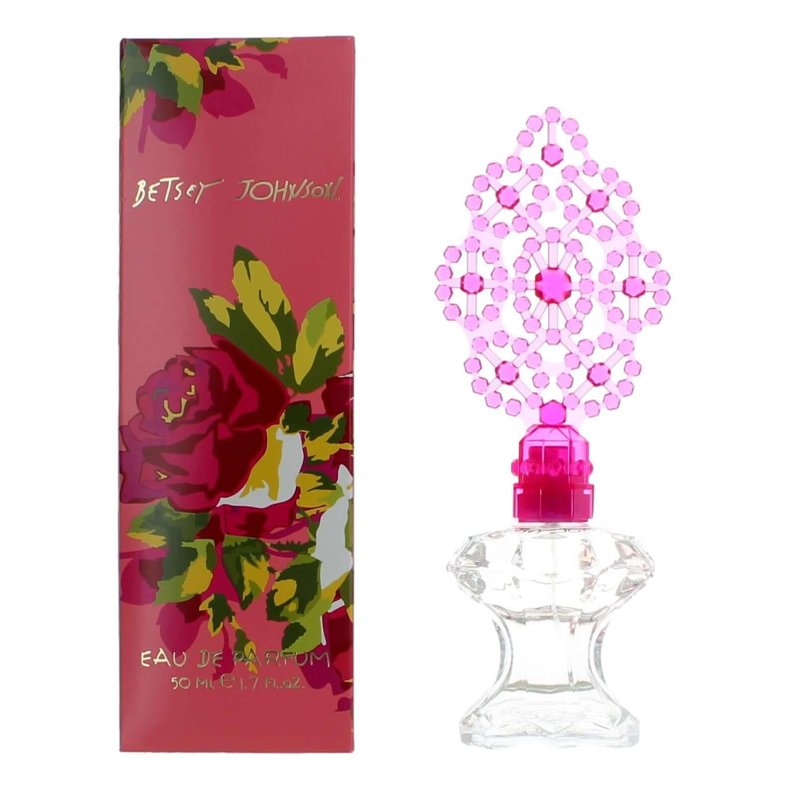 Betsey Johnson by Betsey Johnson, 1.7 oz EDP Spray for Women New in decorative bottle and floral box.