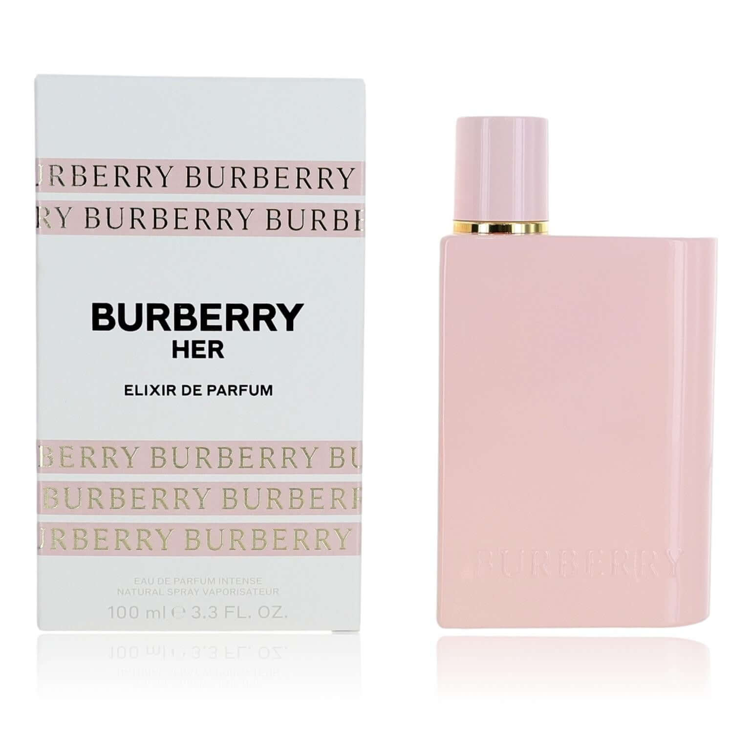 Women’s Burberry Her Elixir Eau de Parfum bottle and matching box