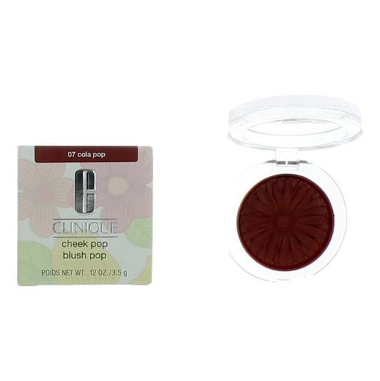 Clinique Cheek Pop blush compact with pan, dark berry red shade