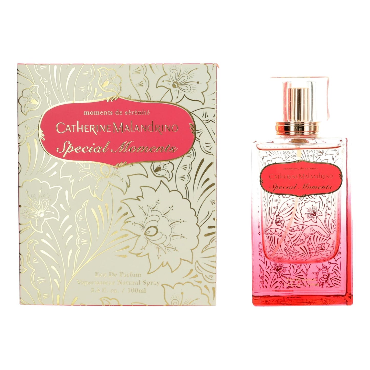 Women’s EDP spray bottle and decorative box, pink