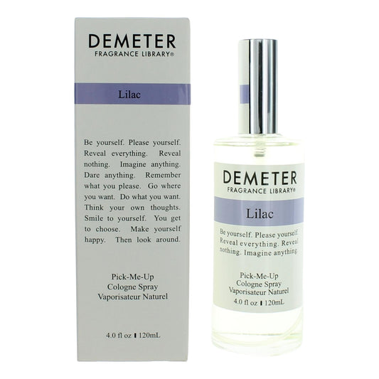 Demeter Lilac cologne spray with glass bottle and carton, 4 fl oz