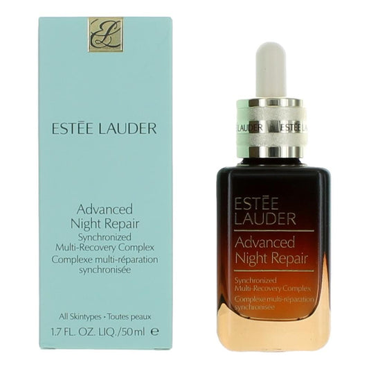 Estée Lauder Advanced Night Repair serum bottle and 1.7 oz box
