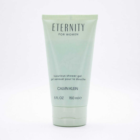 Eternity for Women shower gel tube, light green with CALVIN KLEIN label, 5 fl oz