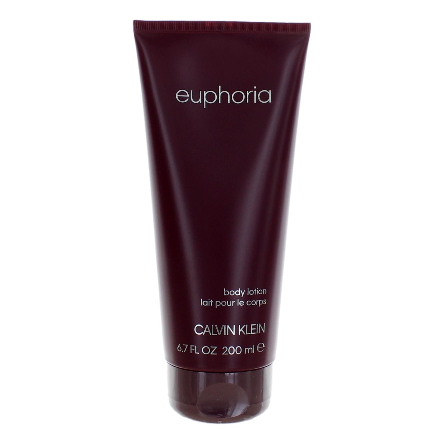 Euphoria body lotion tube 6.7 fl oz, burgundy
