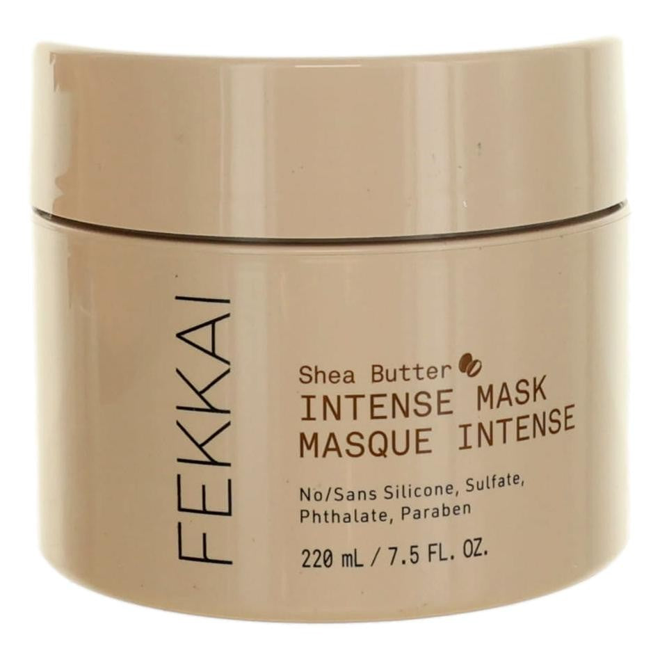 Fekkai Shea Butter Intense Masque hair mask jar, beige plastic with bold label