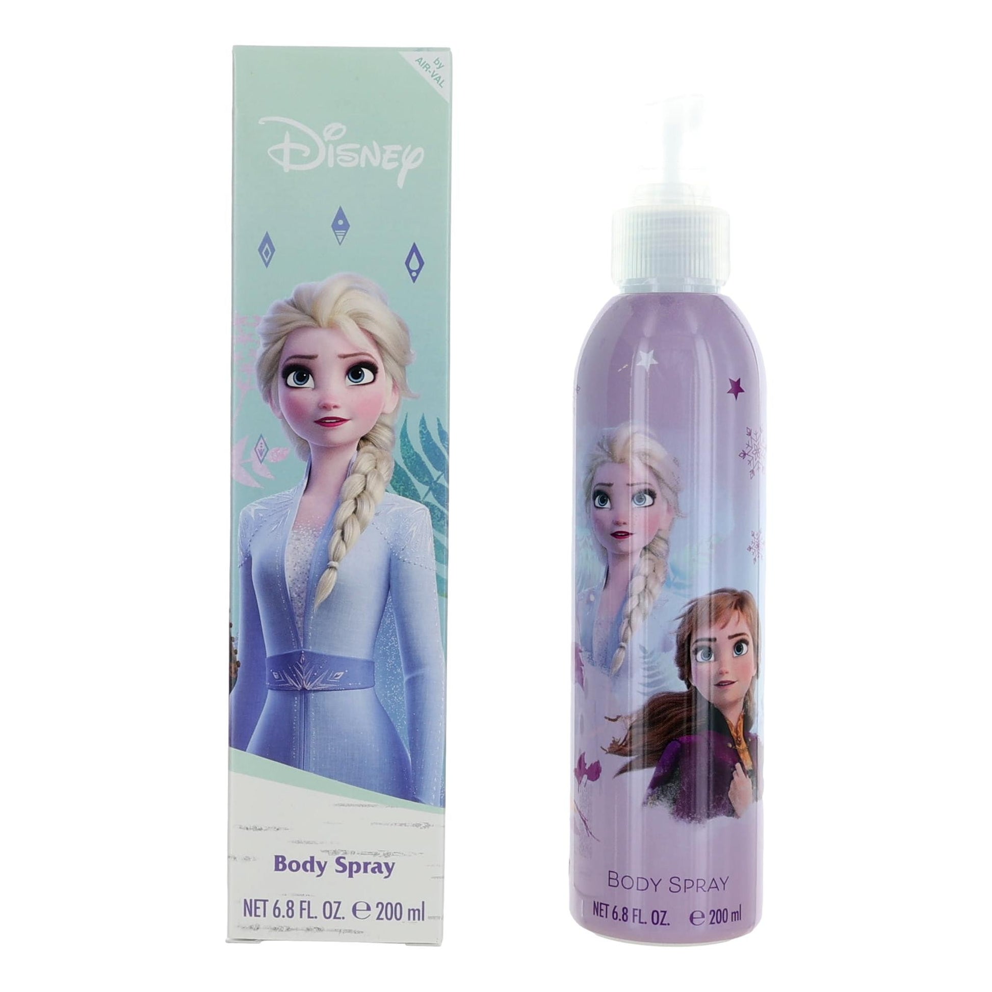 Frozen by Disney kids body spray bottle with purple label and Elsa artwork, 6.8 oz