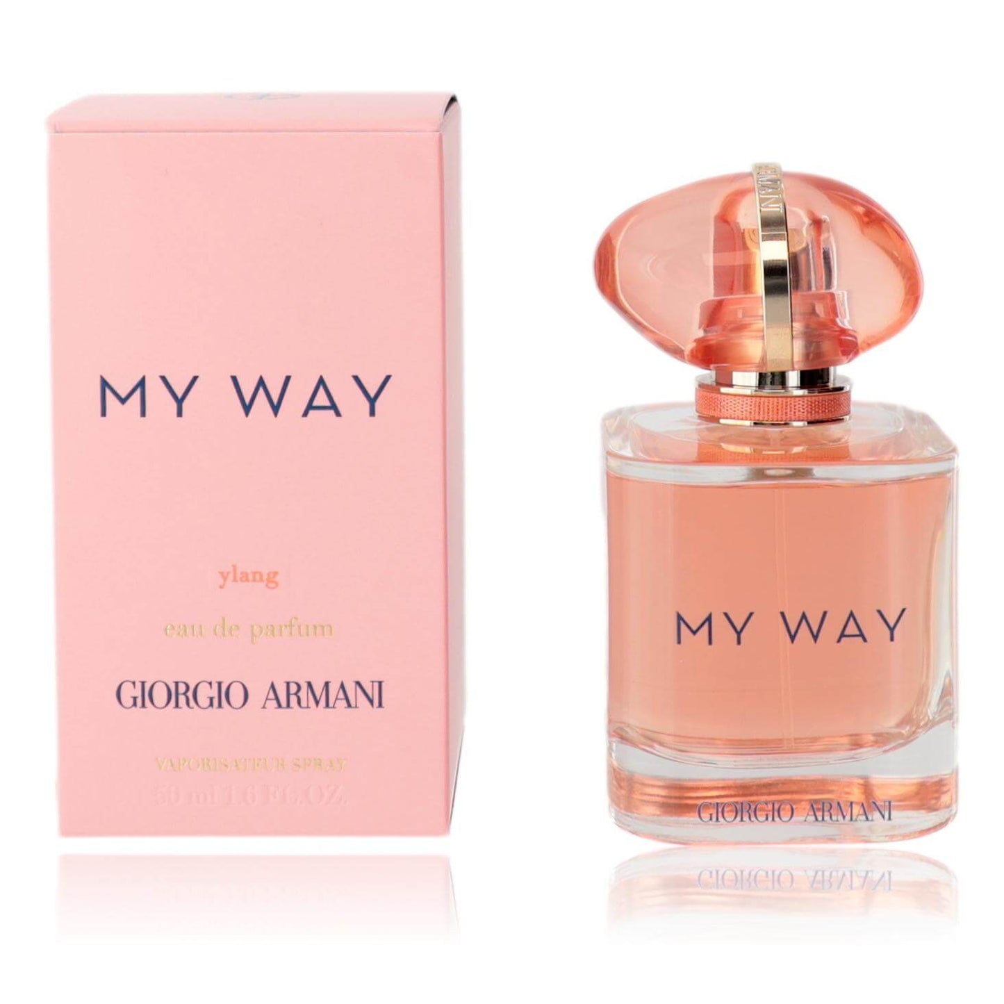 My Way Ylang eau de parfum spray bottle with pink box, Giorgio Armani