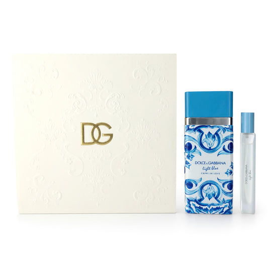 Women’s light blue 2-piece gift set: bottle and spray, Dolce & Gabbana