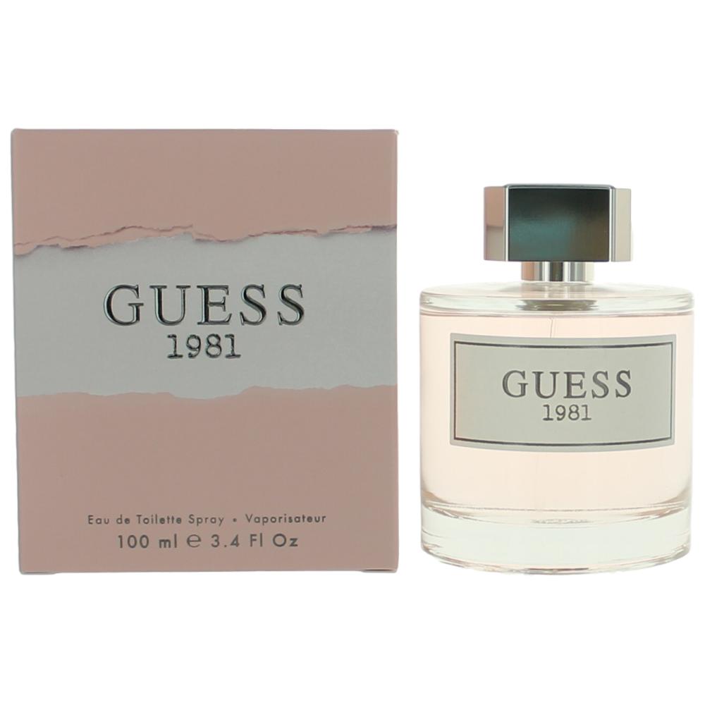 Guess 1981 women’s Eau de Toilette spray bottle with matching box