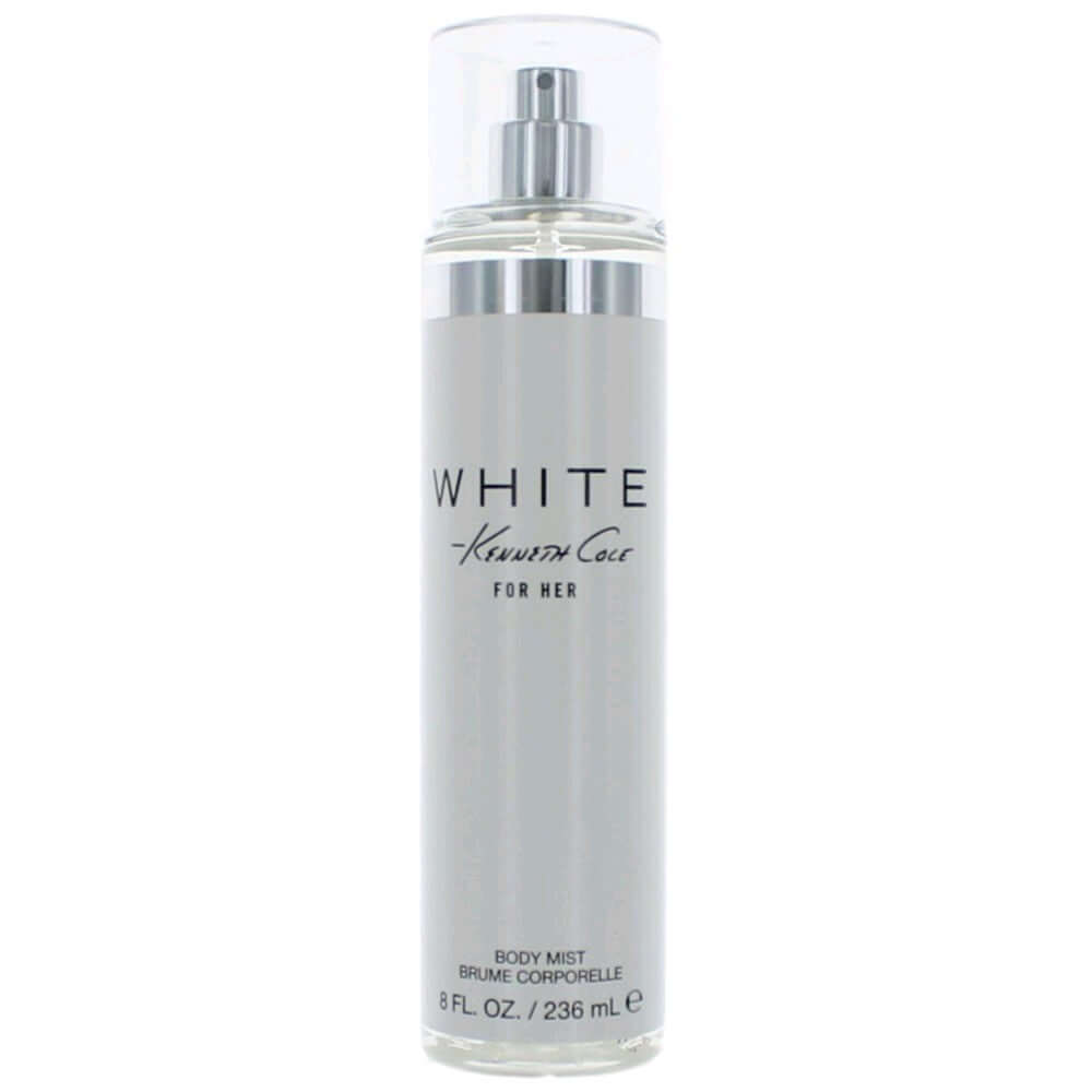 Kenneth Cole White by Kenneth Cole, 8 oz Body Mist for Women in a sleek bottle.