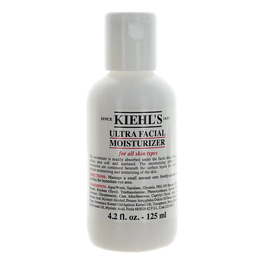 Kiehl's Ultra Facial Moisturizer bottle, 4.2 fl oz label front