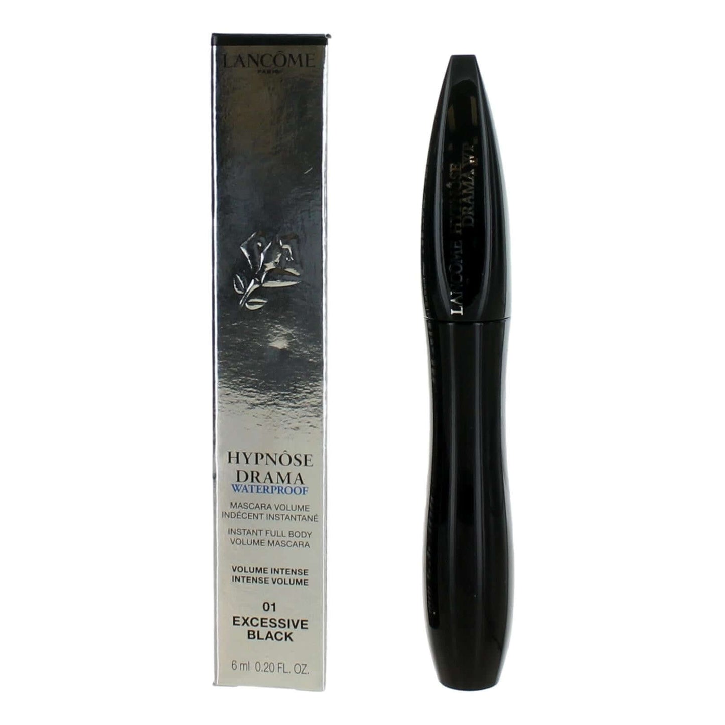 Lancome Hypnose Drama waterproof volume mascara, Excessive Black, black tube and box