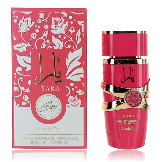 Yara Candy by Lattafa, 0.7 oz Concentrated Perfume Oil for Women