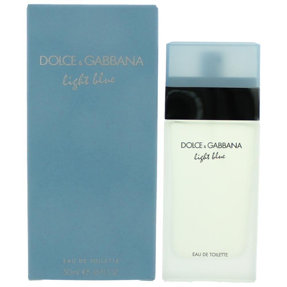 Dolce & Gabbana Light Blue eau de toilette spray bottle with light blue box