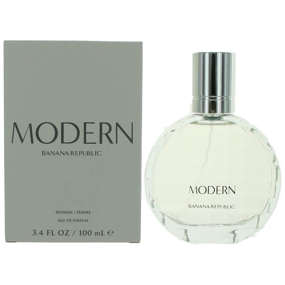Modern by Banana Republic women’s eau de parfum spray with glass bottle and box