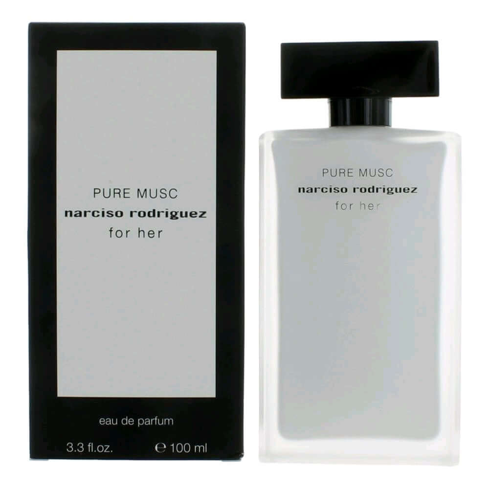 Pure Musc eau de parfum spray bottle with box, 3.3 oz, 100 ml.